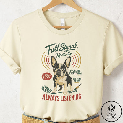 French Bulldog Frenchie Family Business T-Shirt Natural Taco-Dog
