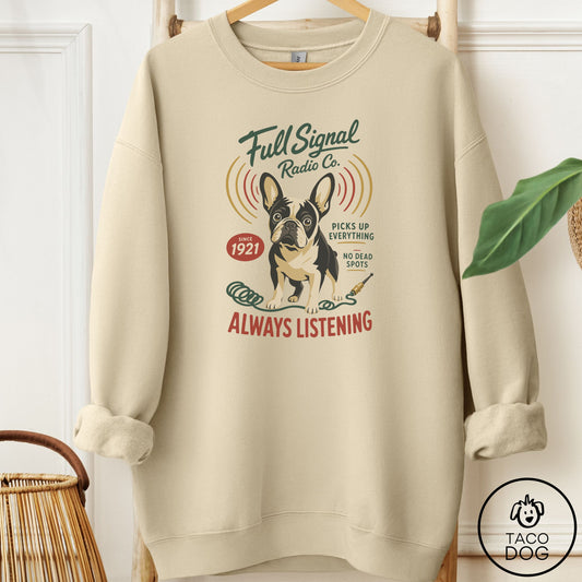 French Bulldog Frenchie Family Business Sweatshirt Sand Taco-Dog