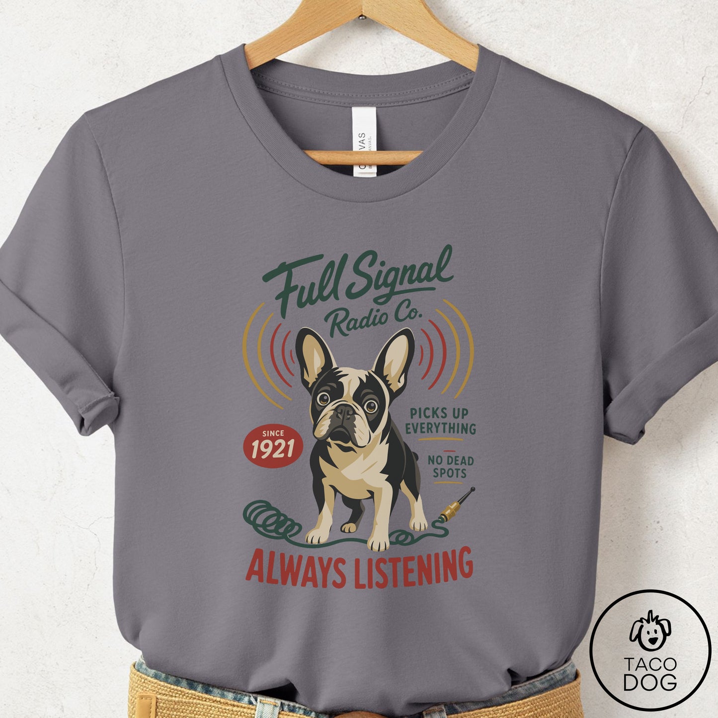French Bulldog Frenchie Family Business T-Shirt Storm Taco-Dog