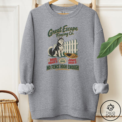 Husky Family Business Sweatshirt Graphite Heather Taco-Dog