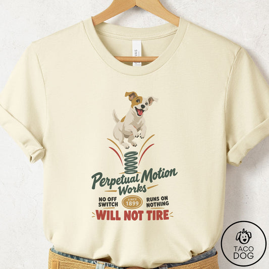 Jack Russell Family Business T-Shirt Natural Taco-Dog