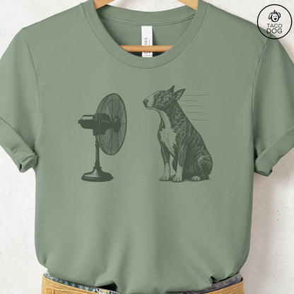 Bull Terrier Fan T-Shirt Sage Taco-Dog