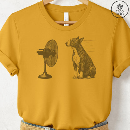 Bull Terrier Fan T-Shirt Mustard Taco-Dog
