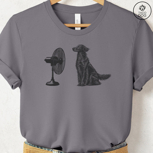 Flat-Coated Retriever Fan T-Shirt Storm Taco-Dog