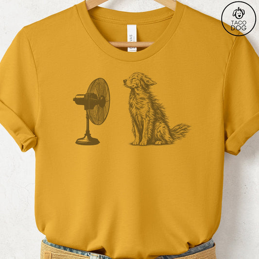 Golden Retriever Fan T-Shirt Mustard Taco-Dog