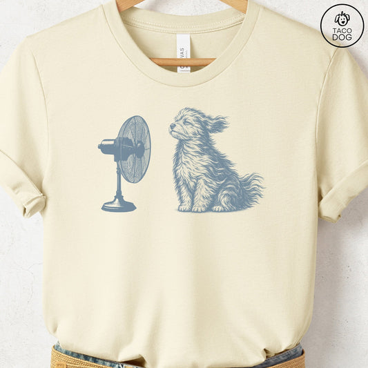 Havanese Fan T-Shirt Natural Taco-Dog