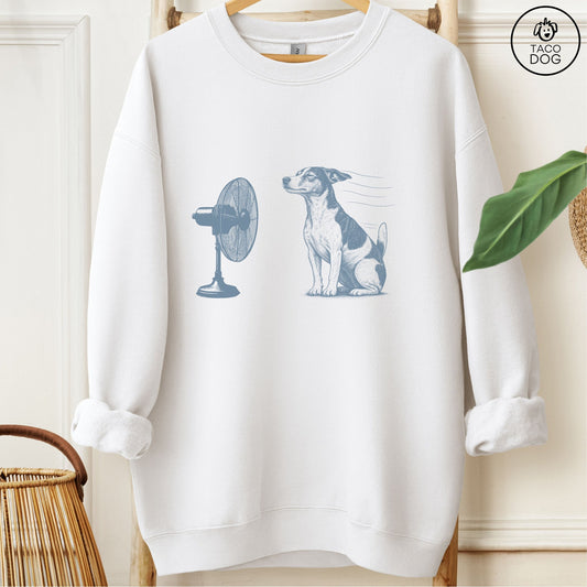 Jack Russell Fan Sweatshirt White Taco-Dog