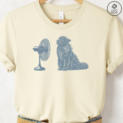 Newfoundland Fan T-Shirt Natural Taco-Dog