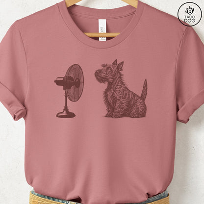 Scottie Fan T-Shirt Heather Mauve Taco-Dog