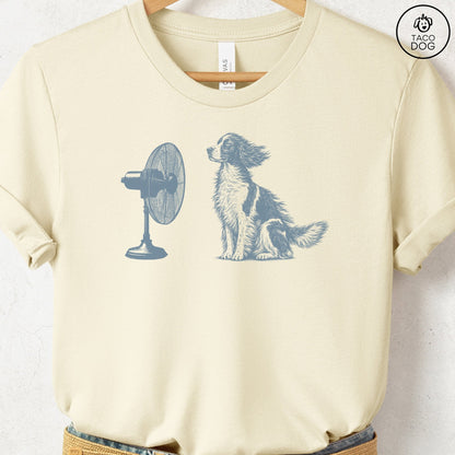 Springer Spaniel Fan T-Shirt Natural Taco-Dog