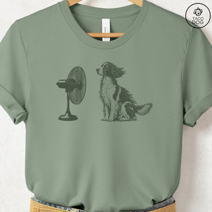 Springer Spaniel Fan T-Shirt Sage Taco-Dog