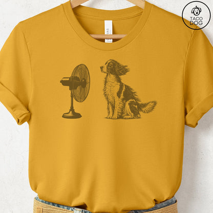 Springer Spaniel Fan T-Shirt Mustard Taco-Dog