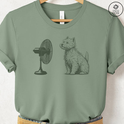 Westie Fan T-Shirt Sage Taco-Dog