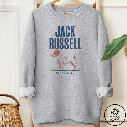 Jack Russell Feedsack Sweatshirt Sport Grey Taco-Dog