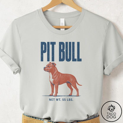 Pitbull Feedsack T-Shirt Silver Taco-Dog