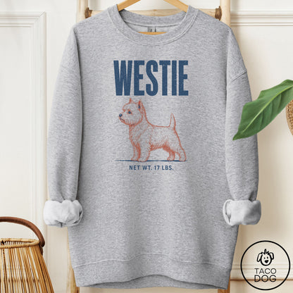 Westie Feedsack Sweatshirt Sport Grey Taco-Dog