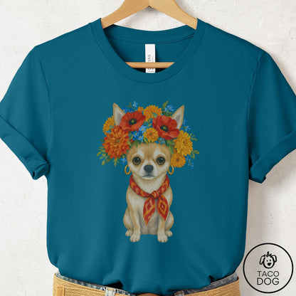 Chihuahua Flower Crown T-Shirt