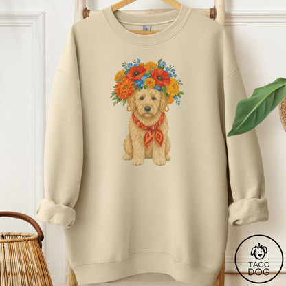 Doodle Flower Crown Sweatshirt