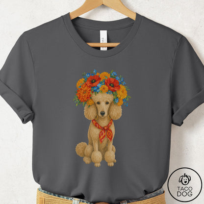 Poodle Flower Crown T-Shirt