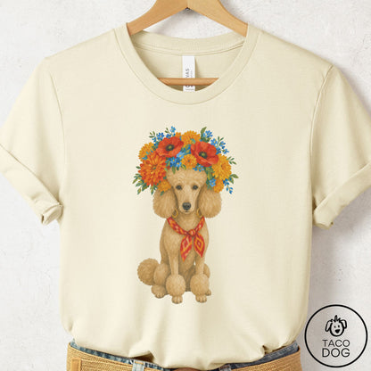 Poodle Flower Crown T-Shirt