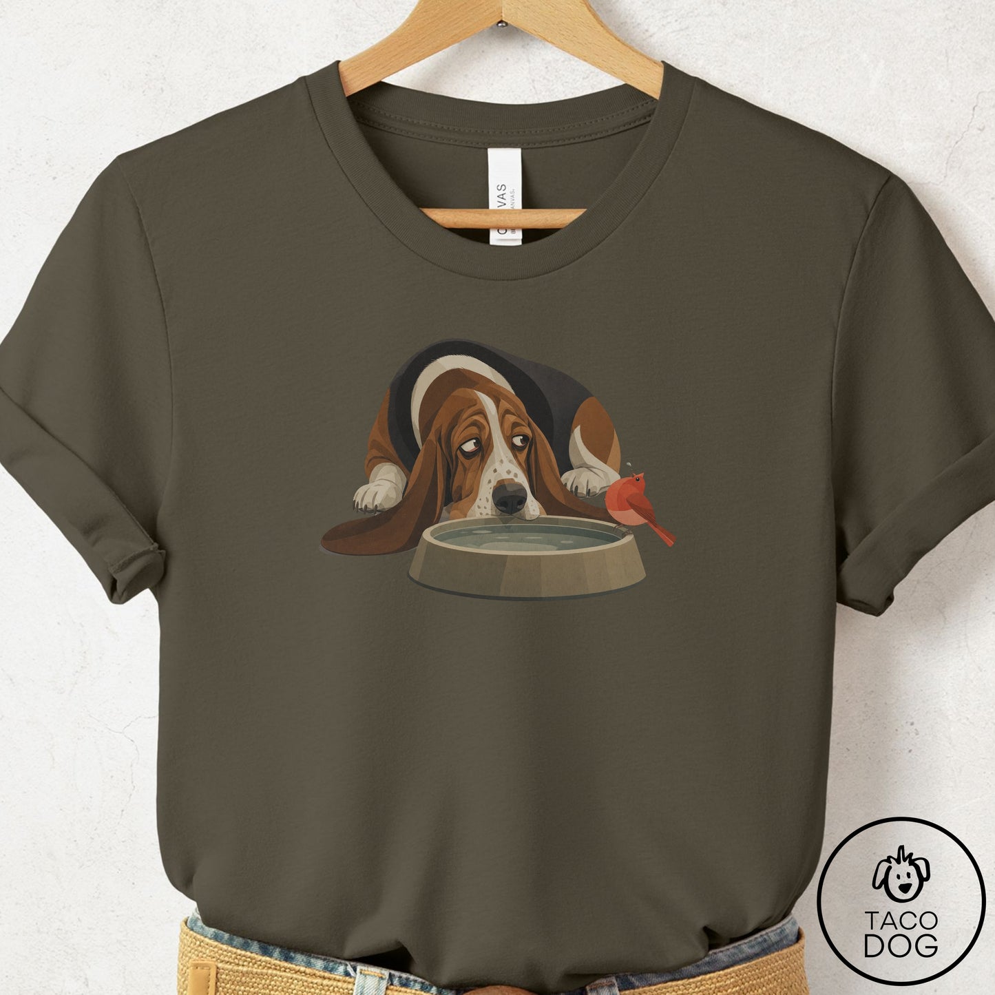 Basset Hound Freeloader T-Shirt