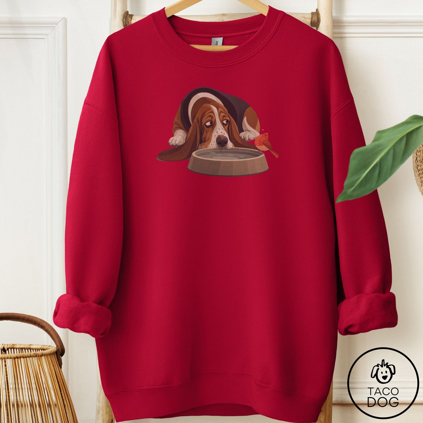 Basset Hound Freeloader Sweatshirt