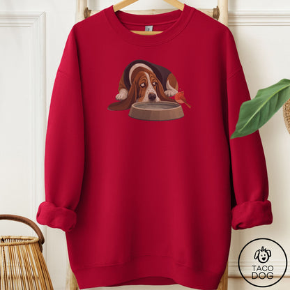 Basset Hound Freeloader Sweatshirt