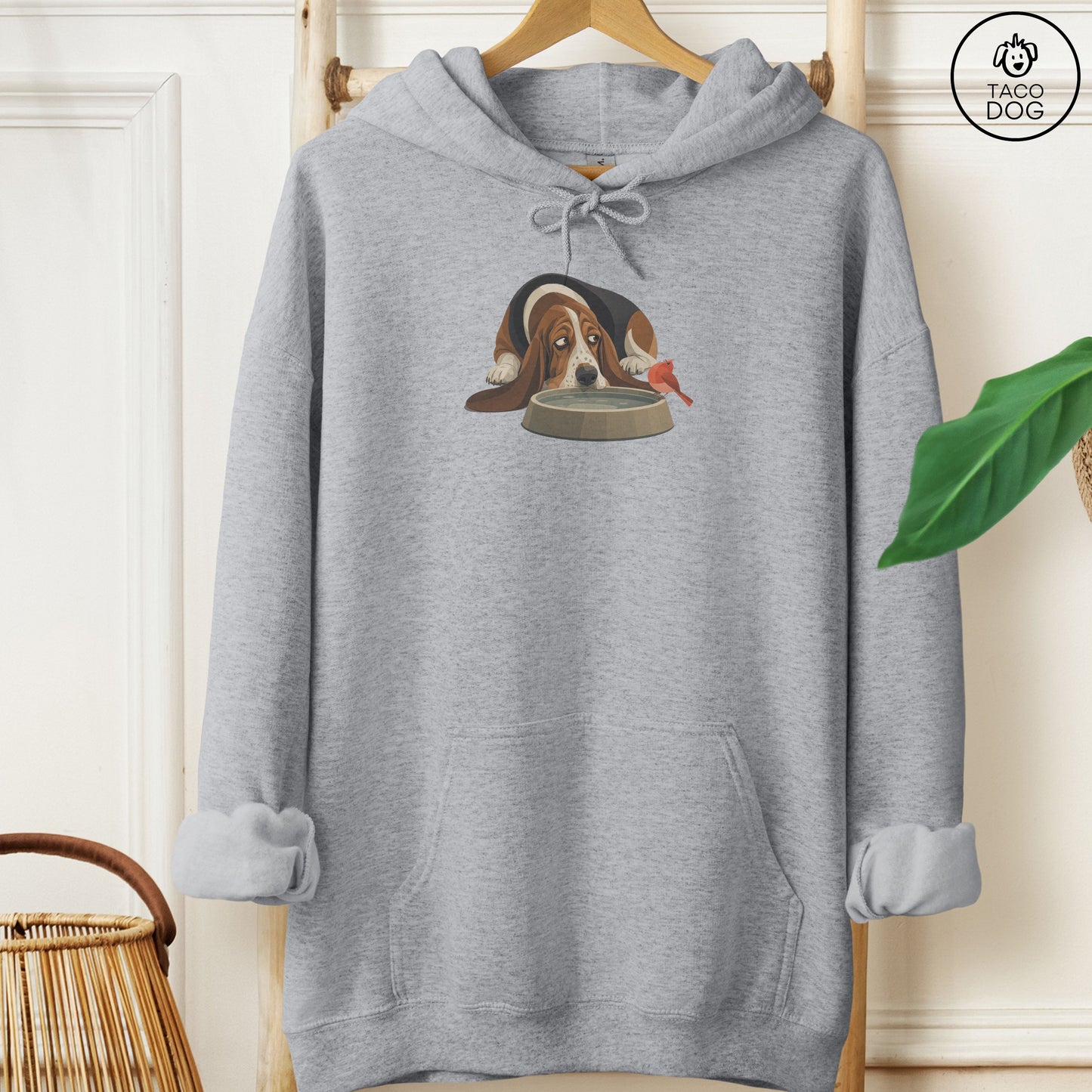 Basset Hound Freeloader Hoodie