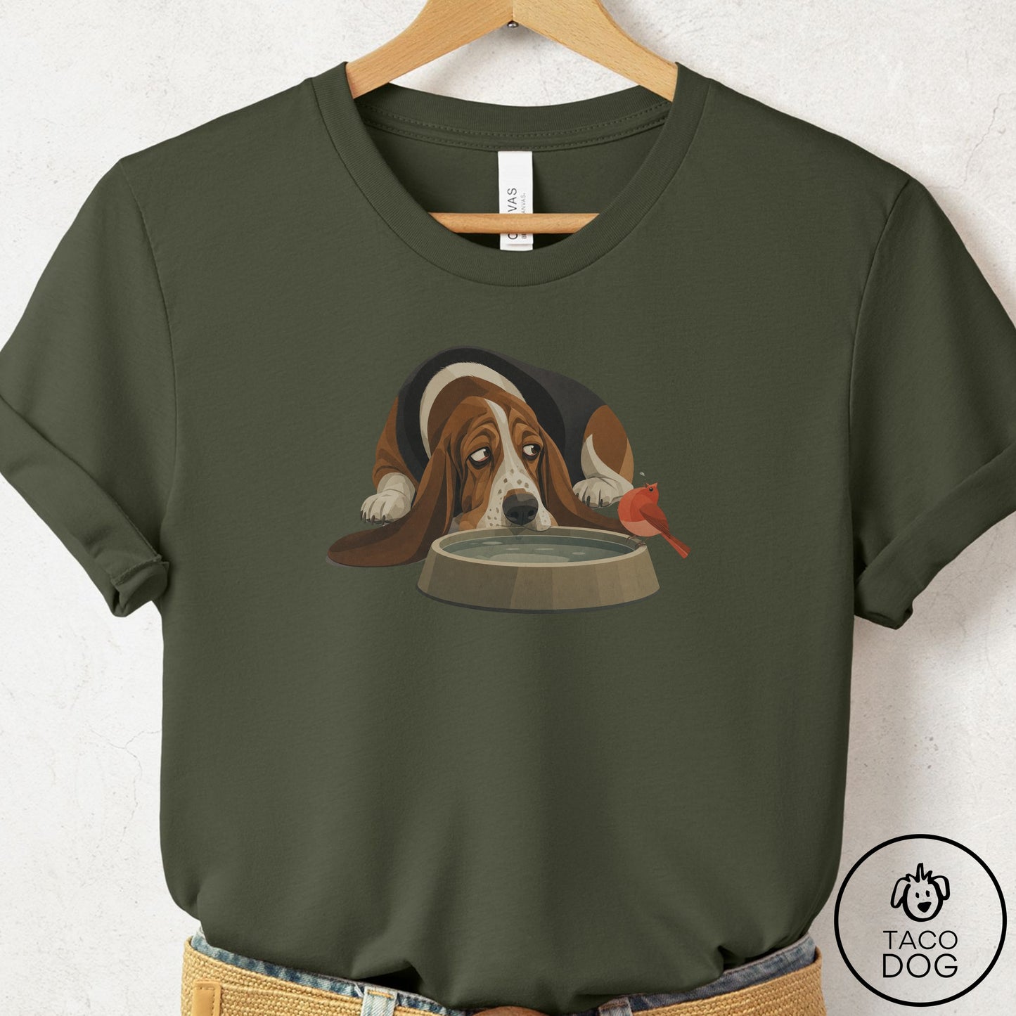 Basset Hound Freeloader T-Shirt