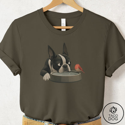 Boston Terrier Freeloader T-Shirt