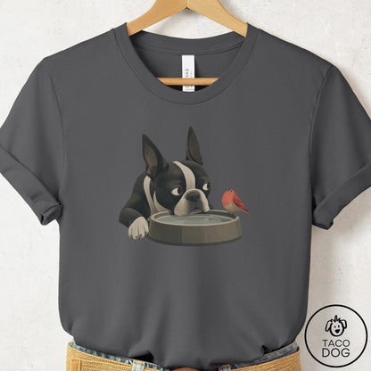 Boston Terrier Freeloader T-Shirt