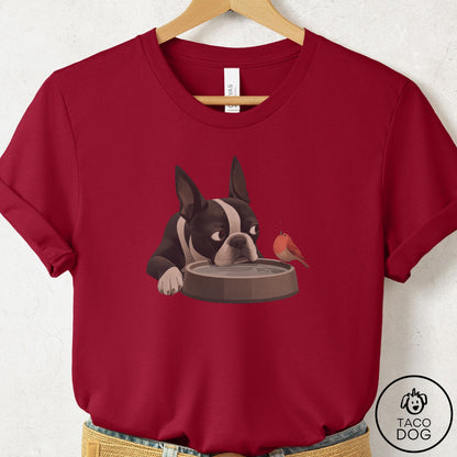 Boston Terrier Freeloader T-Shirt