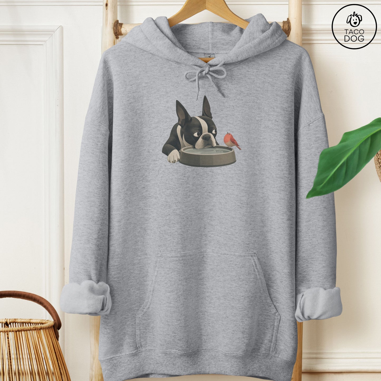 Boston Terrier Freeloader Hoodie