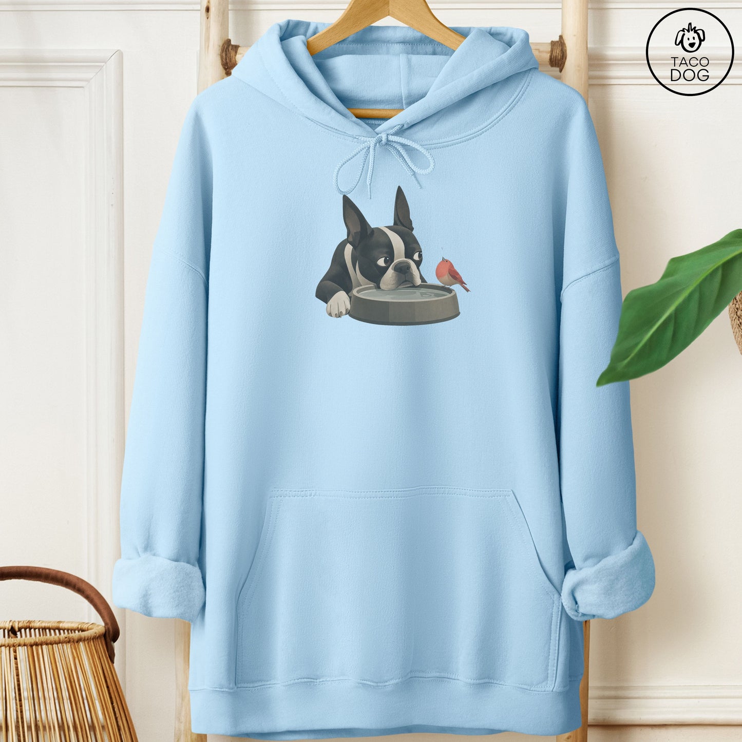 Boston Terrier Freeloader Hoodie