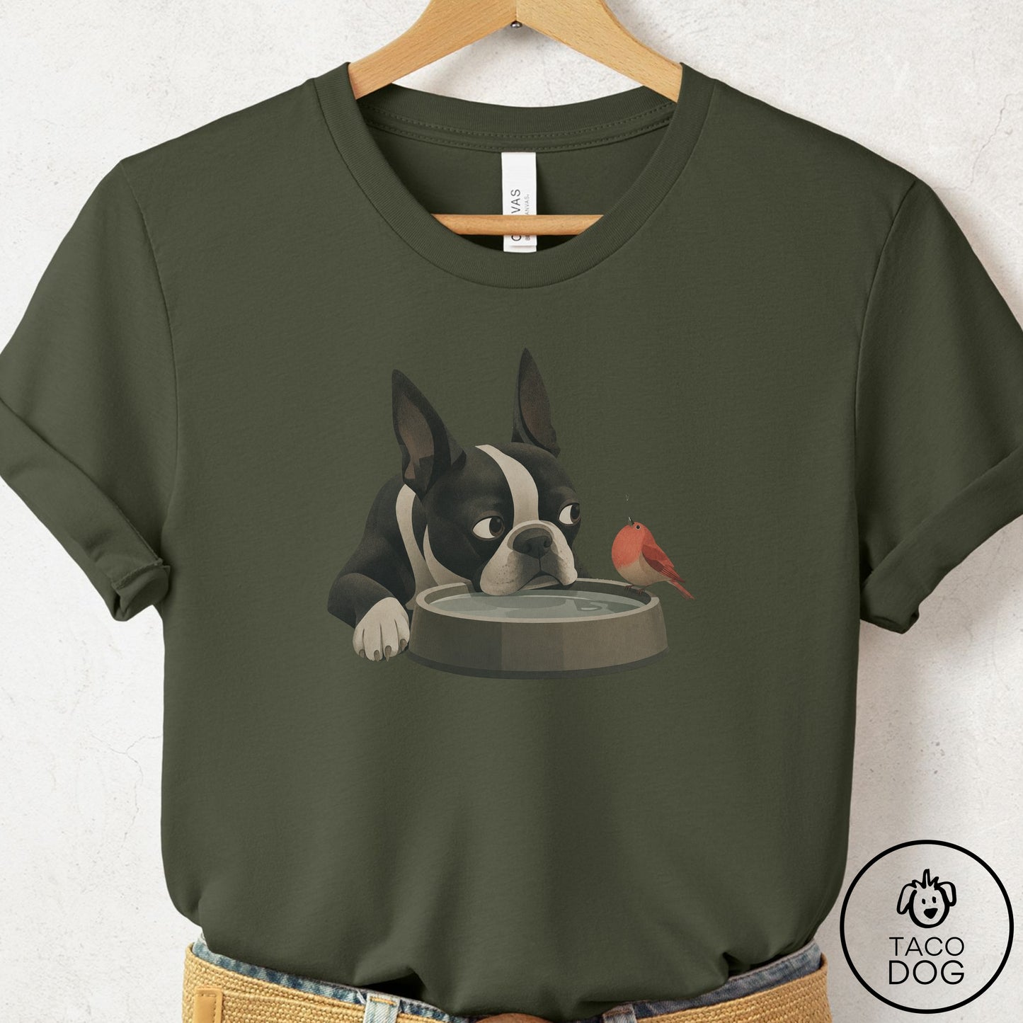 Boston Terrier Freeloader T-Shirt