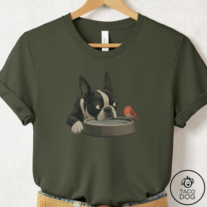 Boston Terrier Freeloader T-Shirt