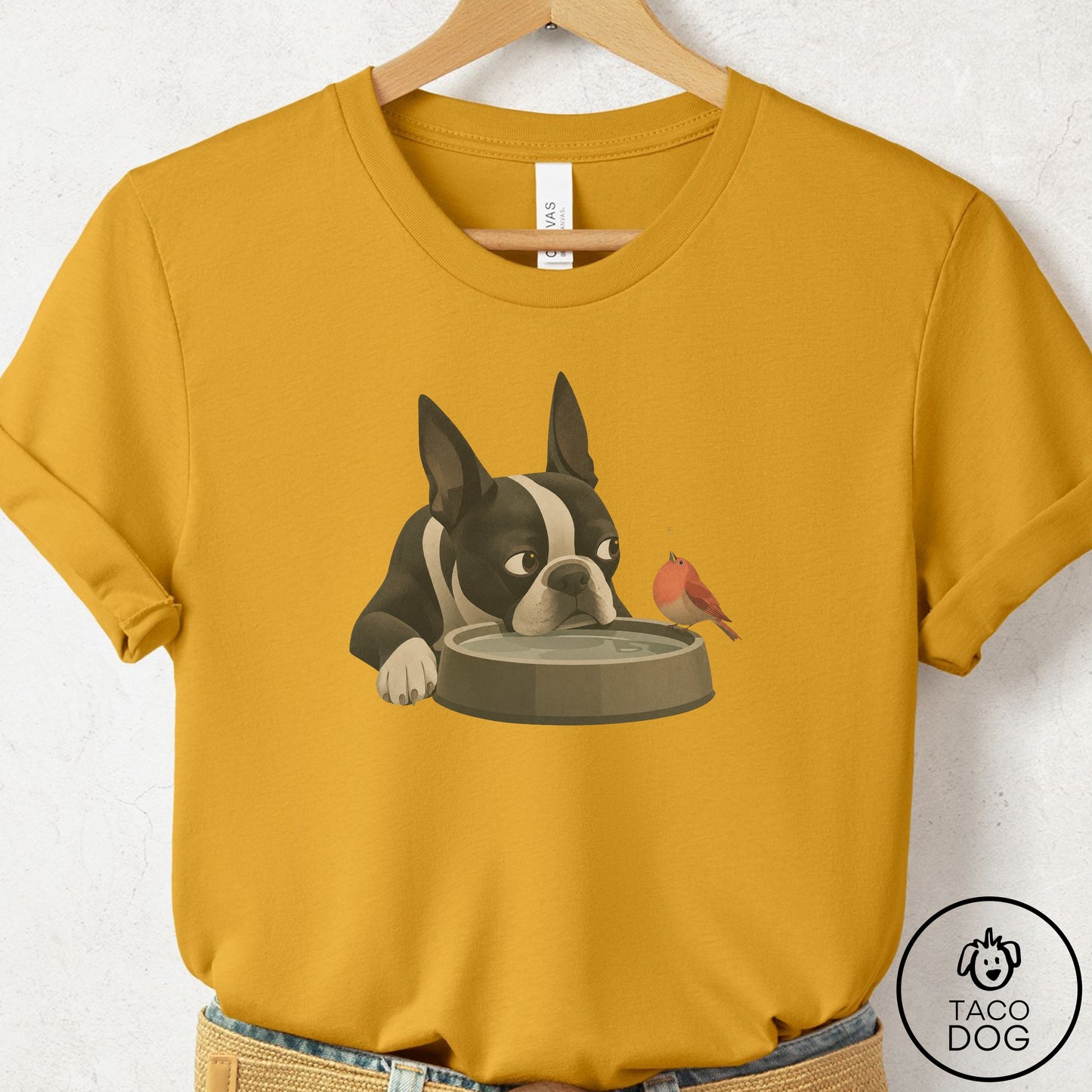 Boston Terrier Freeloader T-Shirt