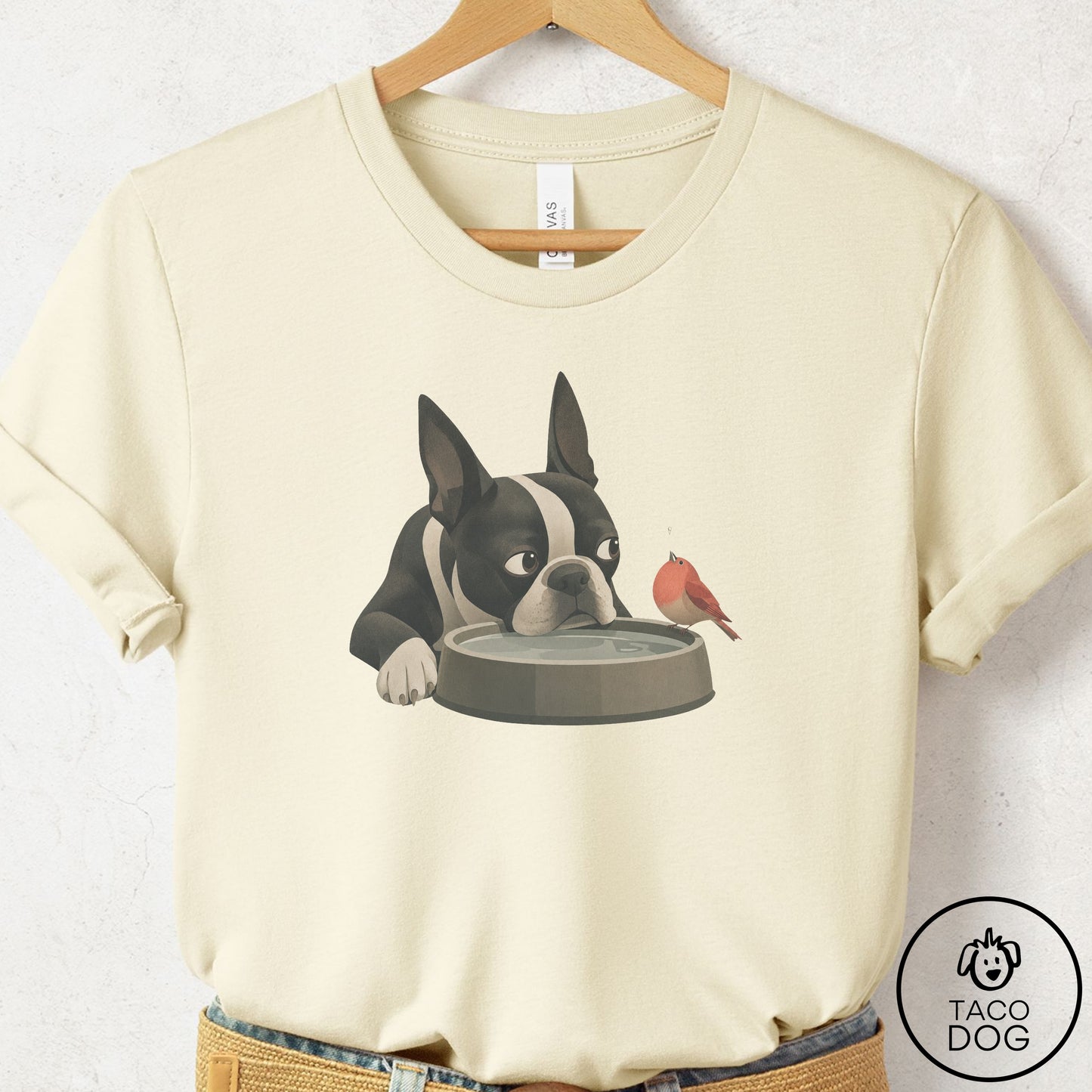 Boston Terrier Freeloader T-Shirt