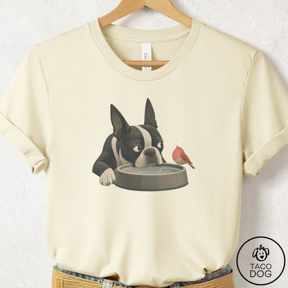 Boston Terrier Freeloader T-Shirt