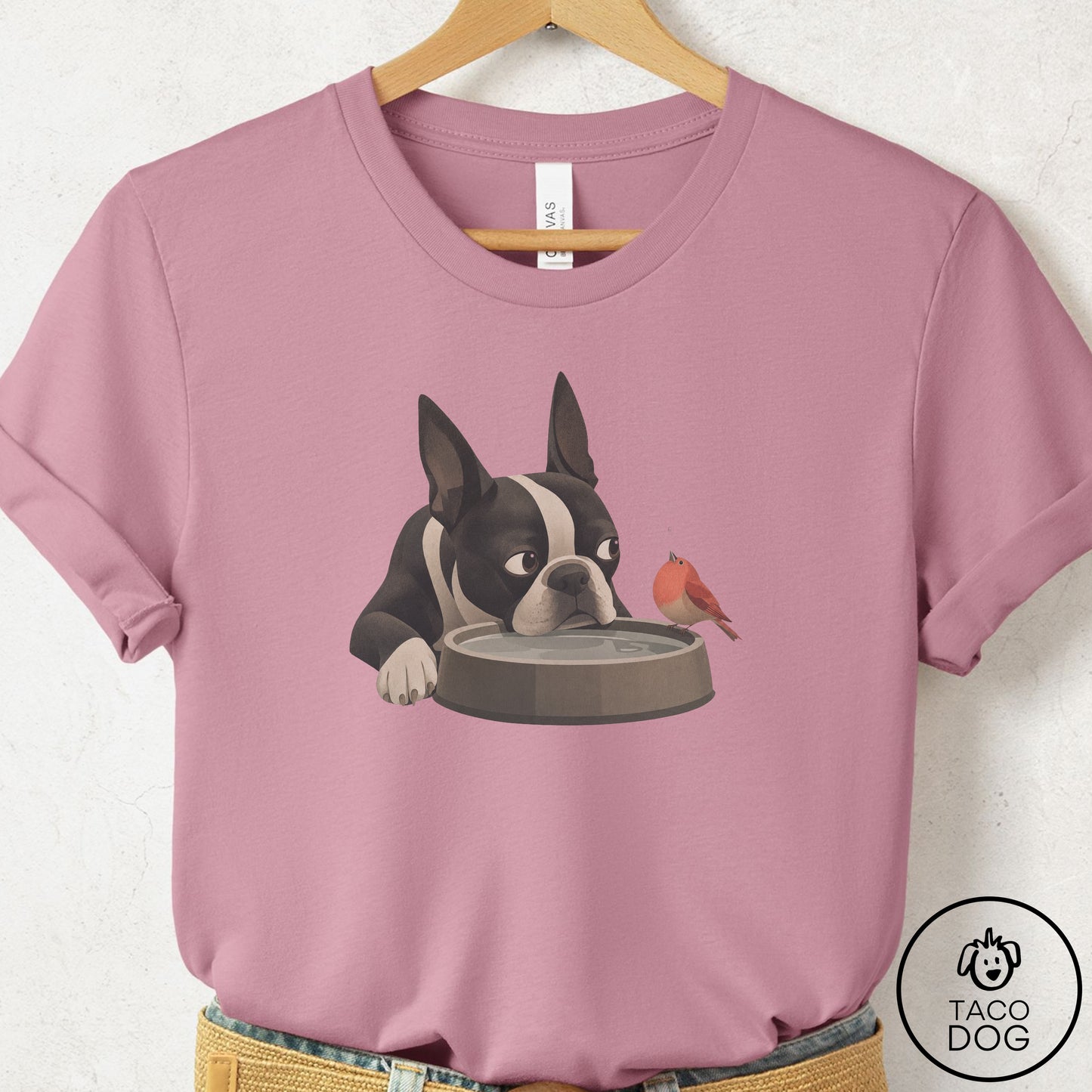 Boston Terrier Freeloader T-Shirt