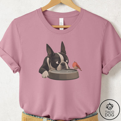 Boston Terrier Freeloader T-Shirt