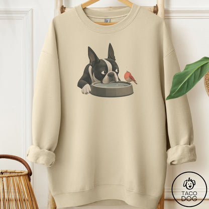 Boston Terrier Freeloader Sweatshirt