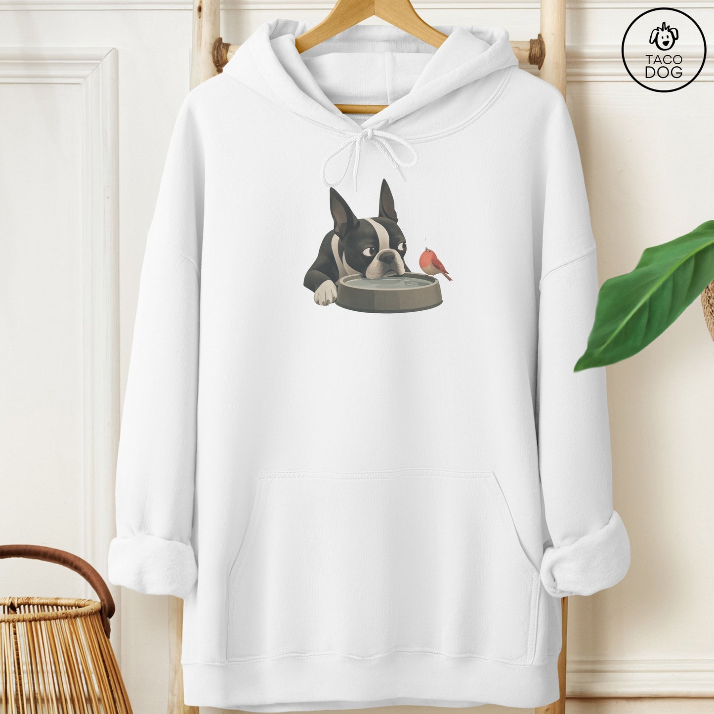 Boston Terrier Freeloader Hoodie