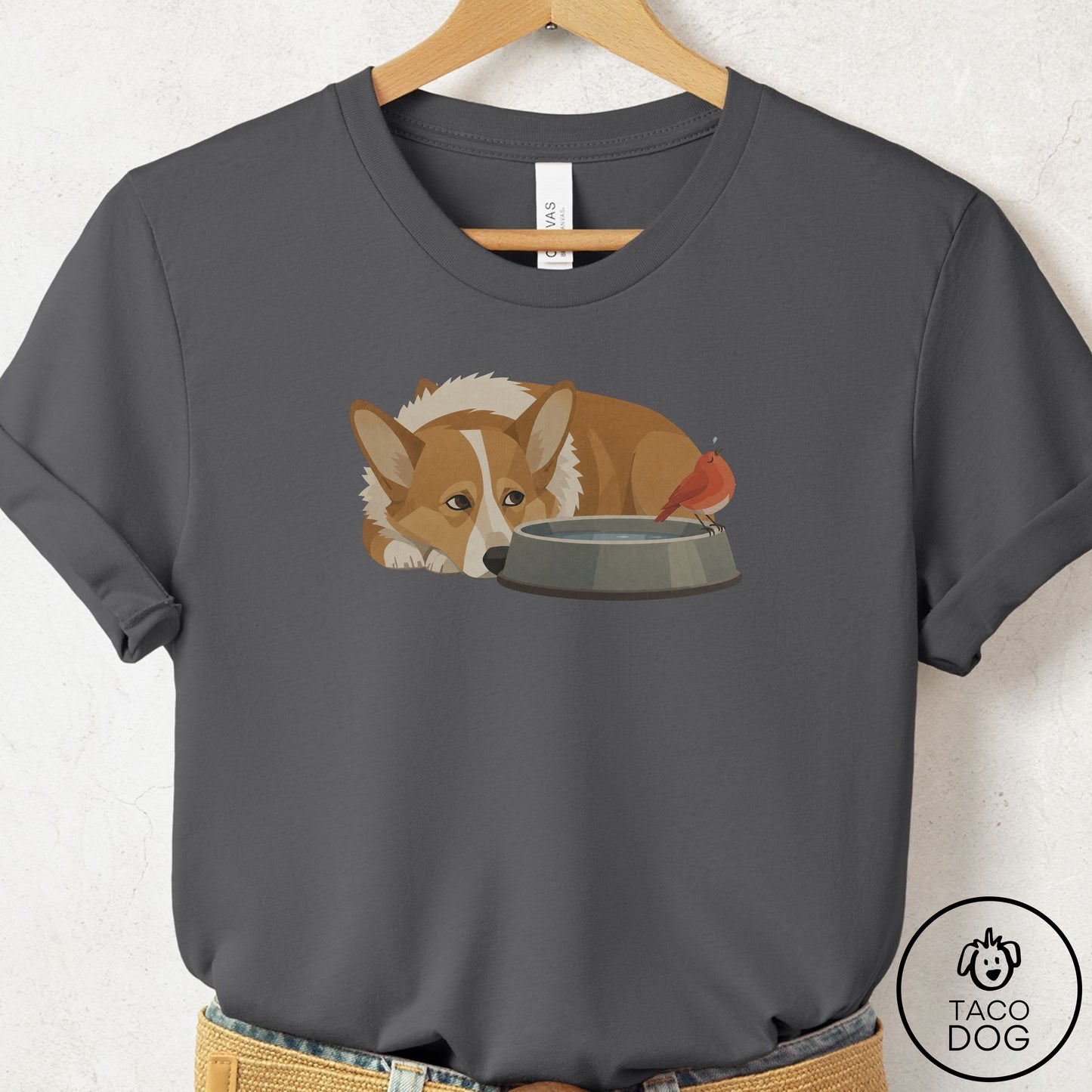 Corgi Freeloader T-Shirt