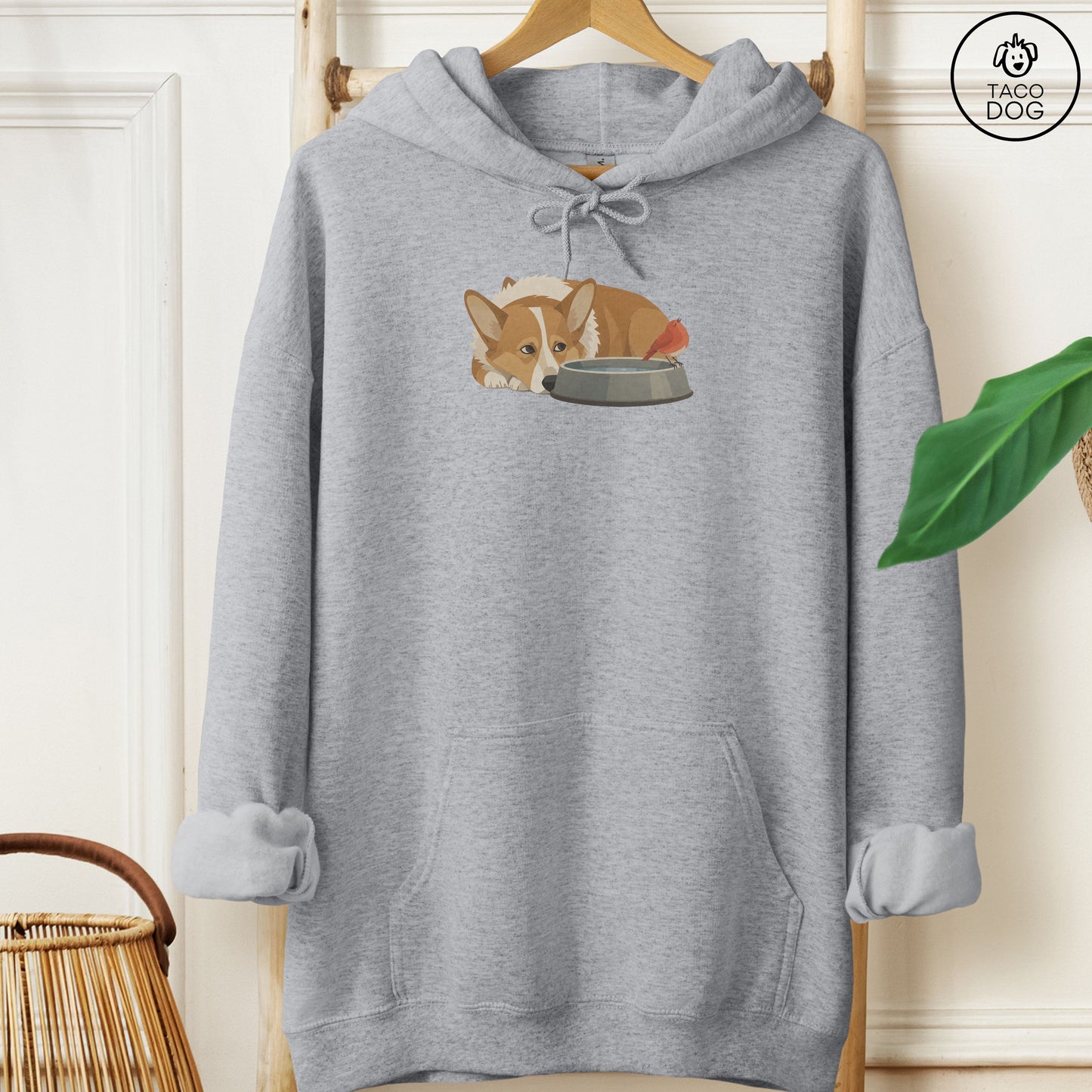 Corgi Freeloader Hoodie