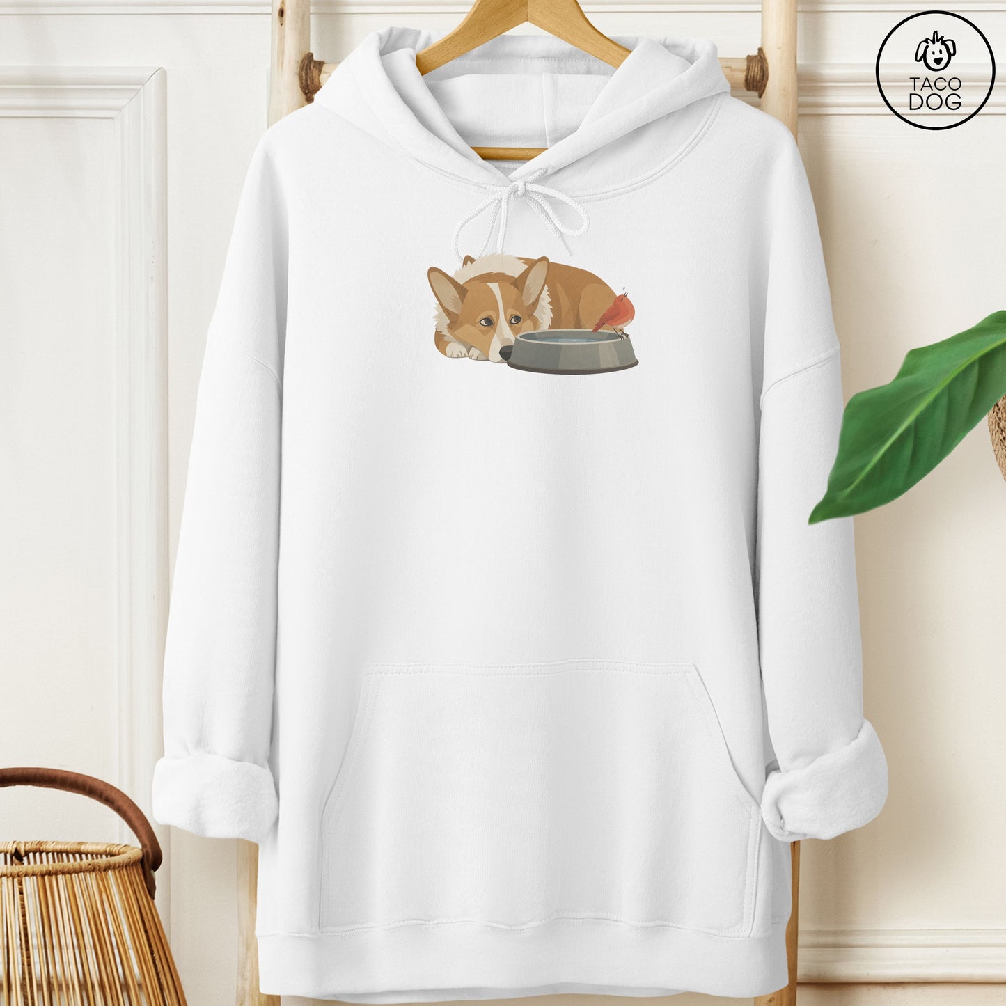 Corgi Freeloader Hoodie