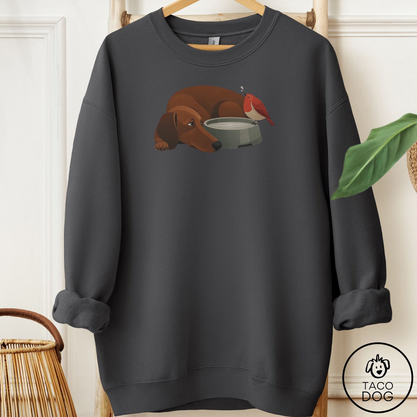 Dachshund Freeloader Sweatshirt