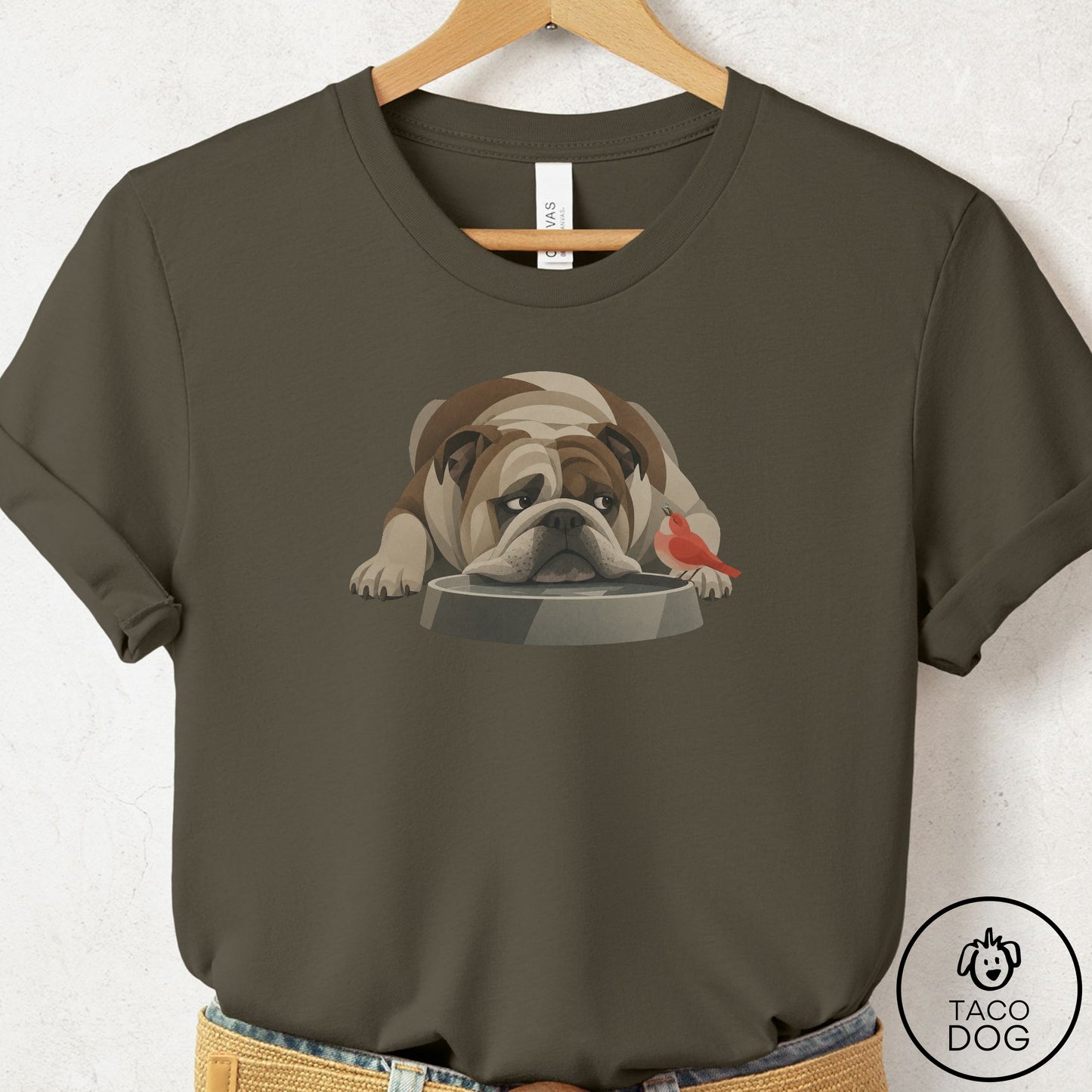 English Bulldog Freeloader T-Shirt