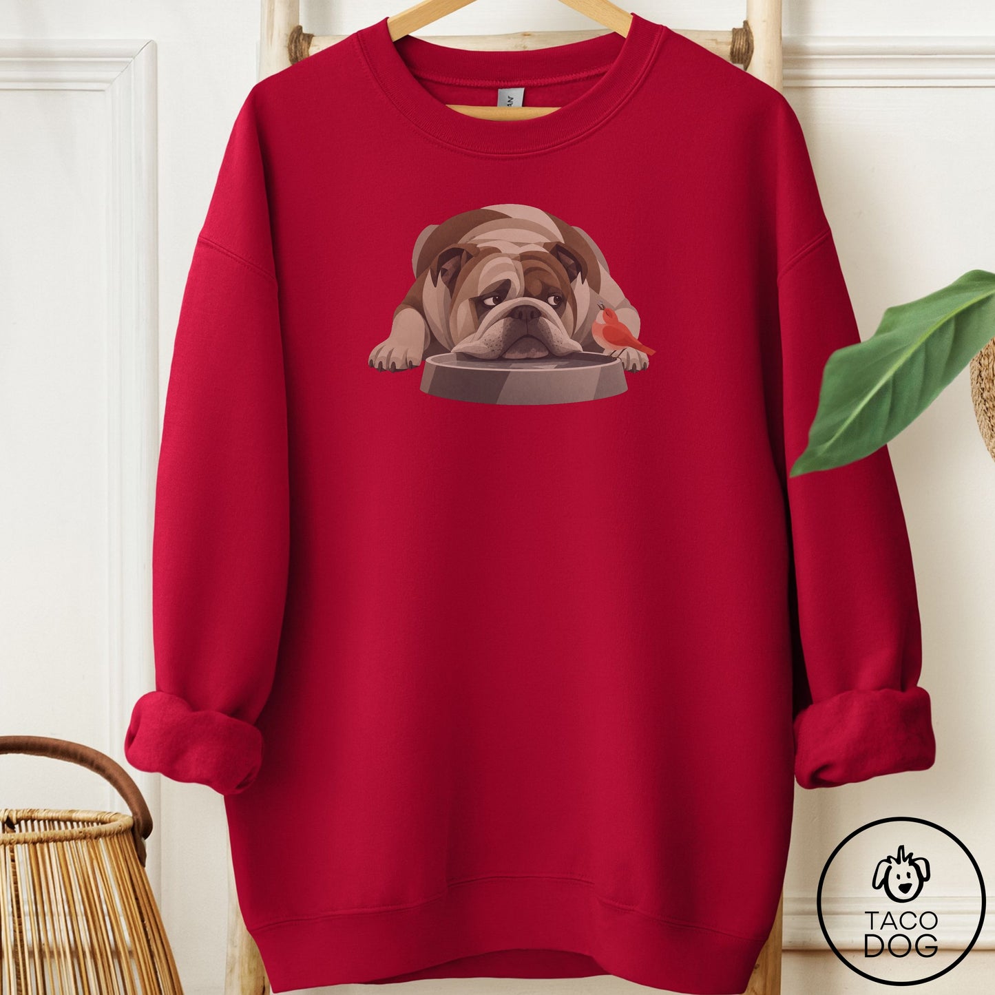 English Bulldog Freeloader Sweatshirt
