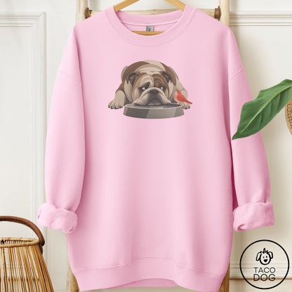 English Bulldog Freeloader Sweatshirt